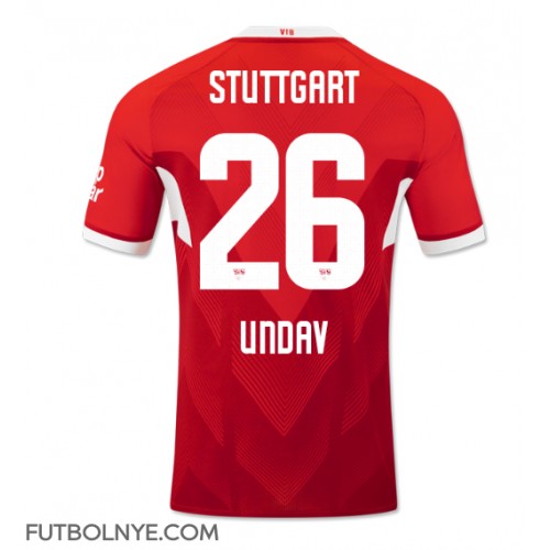 Camiseta Stuttgart Deniz Undav #26 Visitante Equipación 2024-25 manga corta